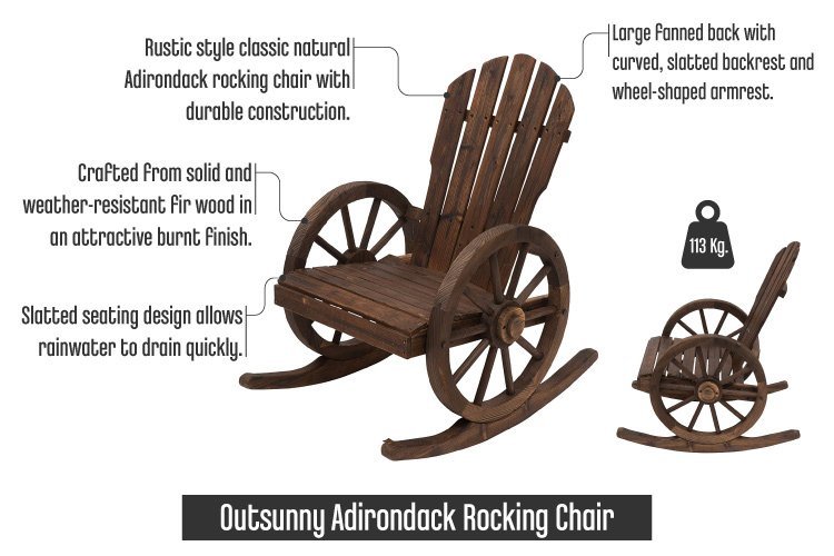 Liven up your backyard with these fun Adirondack Chairs
